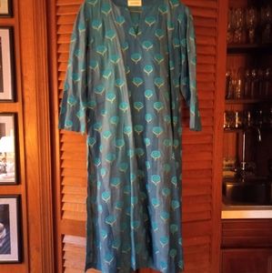 Teal Kurti Set